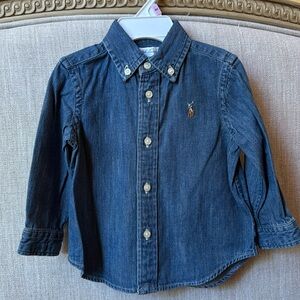 Ralph Lauren denim top size 9m